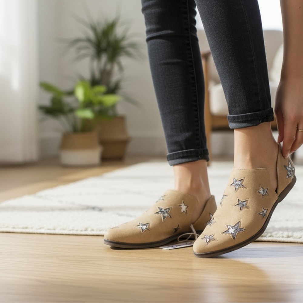 Seven7 Austin Nubu Rockstar Ankle Boot Pointed Toe with Superstar